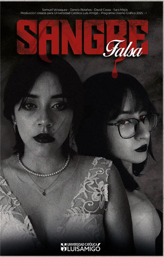 Poster “Sangre falsa”